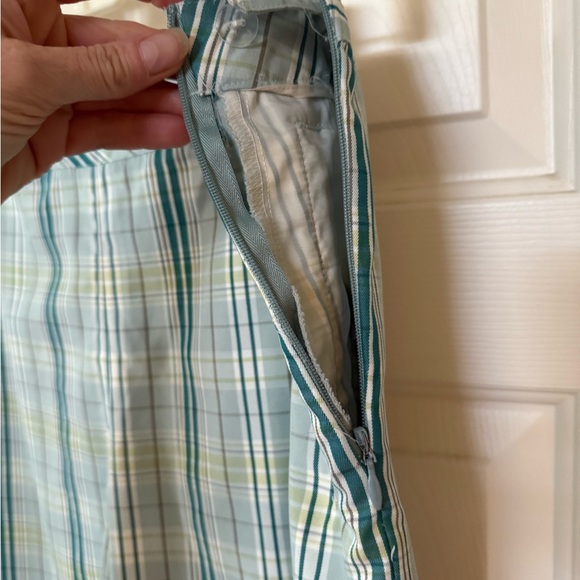 Plaid Green and Blue Pants - Picture 3 of 6